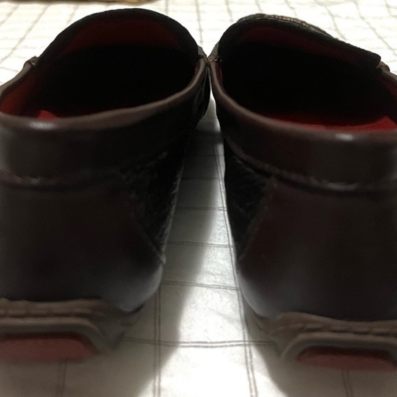 Like new Naturalizer embossed copper brown loafer driving mocassin size 6 1/2 M - Picture 3 of 8